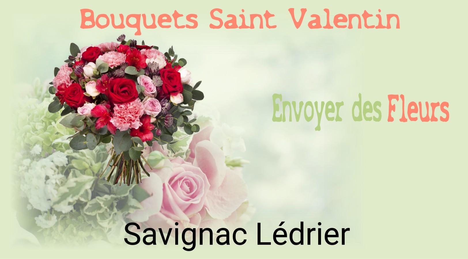 Roses de Saint-Valentin livrées à Savignac-Lédrier